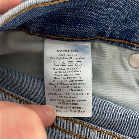 Everlane NWT The High Rise Skinny Jeans - Picture 12 of 12